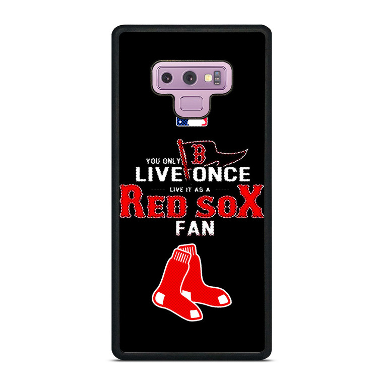 BOSTON RED SOX MLB BASEBALL FANS Samsung Galaxy Note 9 Case Cover