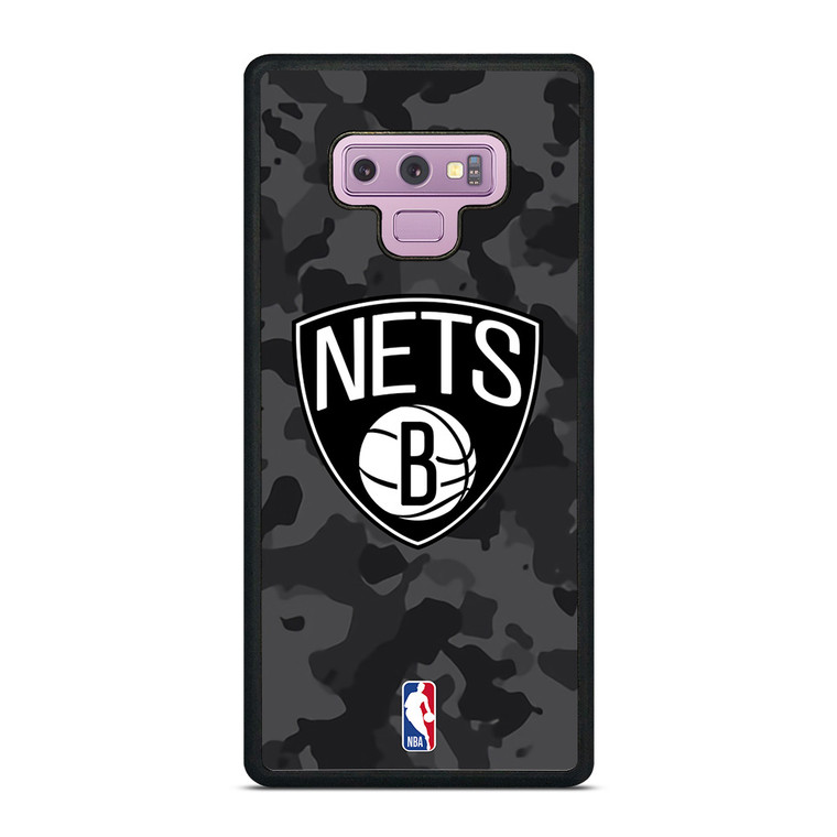 BROOKLYN NETS BLACK CAMO Samsung Galaxy Note 9 Case Cover