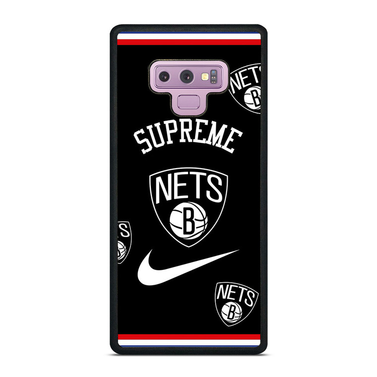 BROOKLYN NETS NBA X SUPREME NIKE Samsung Galaxy Note 9 Case Cover