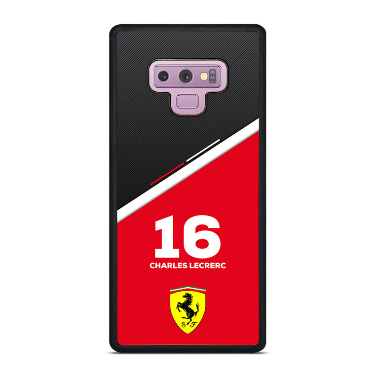 CHARLES LECLERC FERRARI FORMULA ONE F1 RACING 2 Samsung Galaxy Note 9 Case Cover