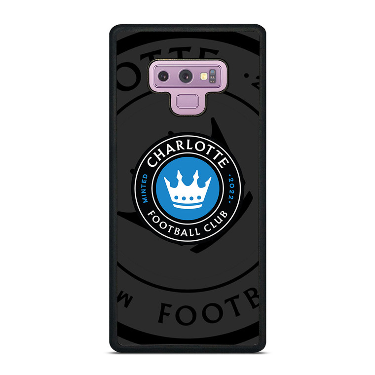 CHARLOTTE FC MLS BLACK Samsung Galaxy Note 9 Case Cover