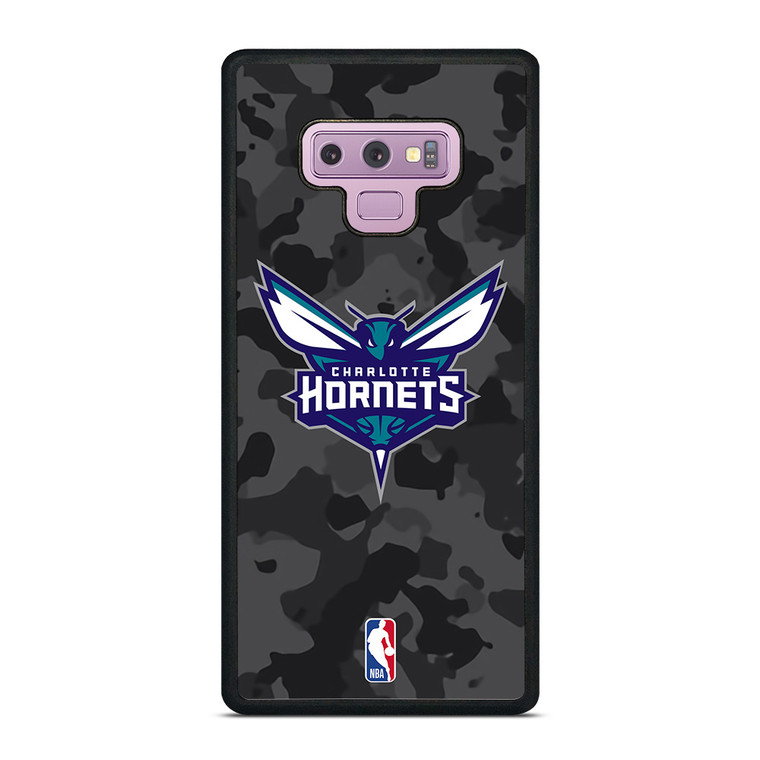 CHARLOTTE HORNETS BLACK CAMO Samsung Galaxy Note 9 Case Cover