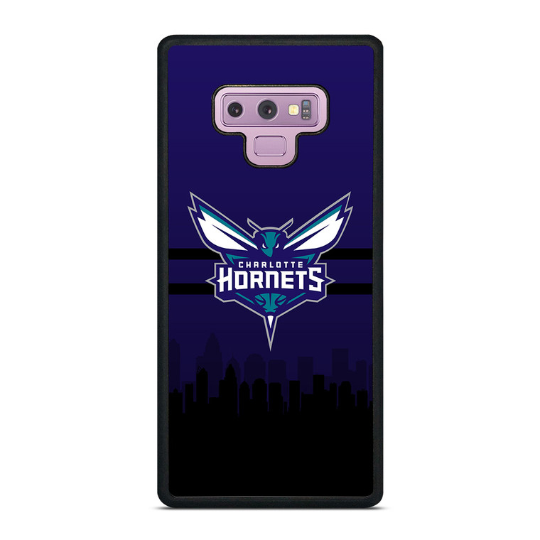 CHARLOTTE HORNETS NBA SKYLINE Samsung Galaxy Note 9 Case Cover