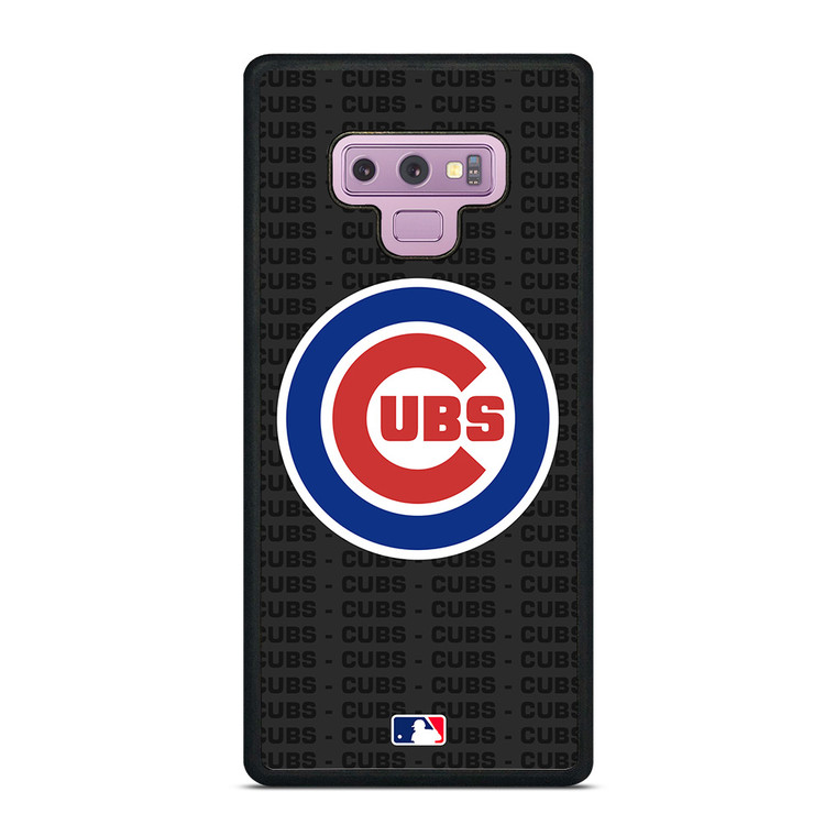 CHICAGO CUBS BASEBALL BLACK Samsung Galaxy Note 9 Case Cover