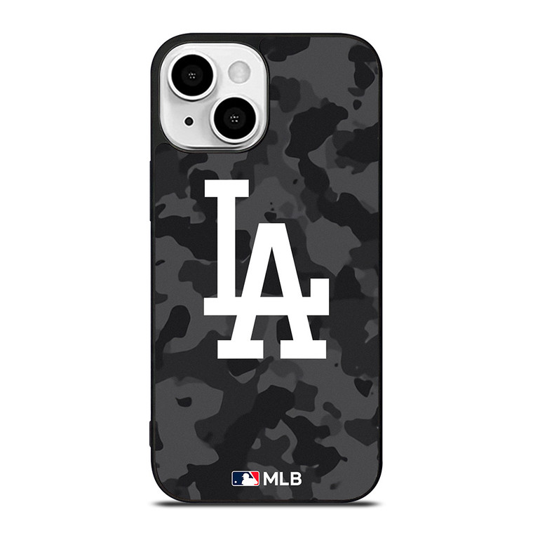 LOS ANGELES DODGERS BASEBALL BLACK CAMO iPhone 13 Mini Case Cover