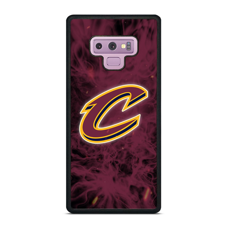 CLEVELAND CAVALIERS BASKETBALL NBA FIRE Samsung Galaxy Note 9 Case Cover