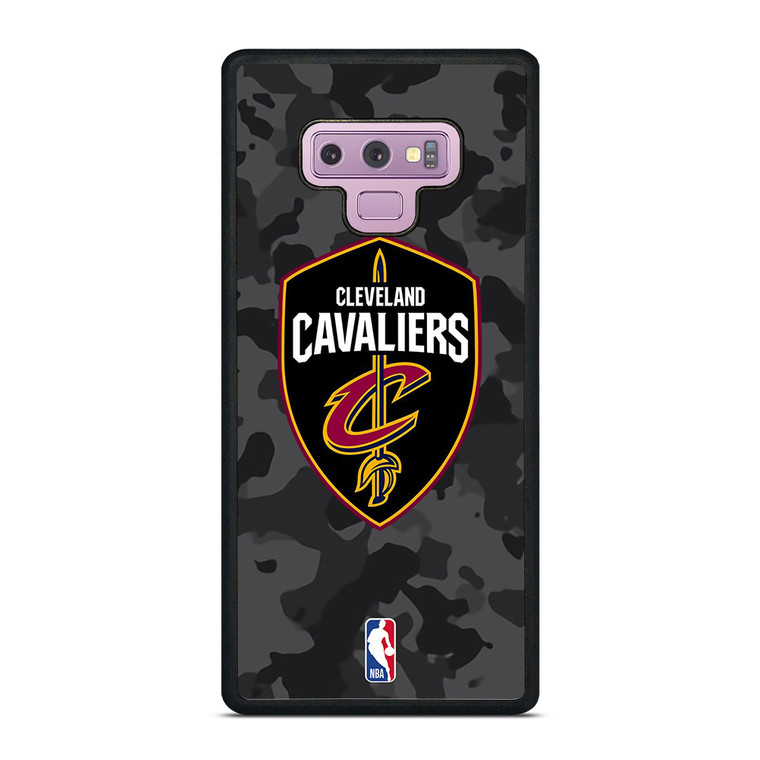 CLEVELAND CAVALIERS BLACK CAMO Samsung Galaxy Note 9 Case Cover