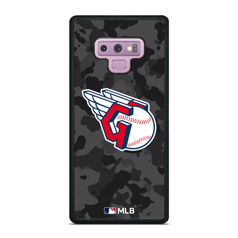 CLEVELAND GUARDIANS BASEBALL BLACK CAMO Samsung Galaxy Note 9 Case Cover