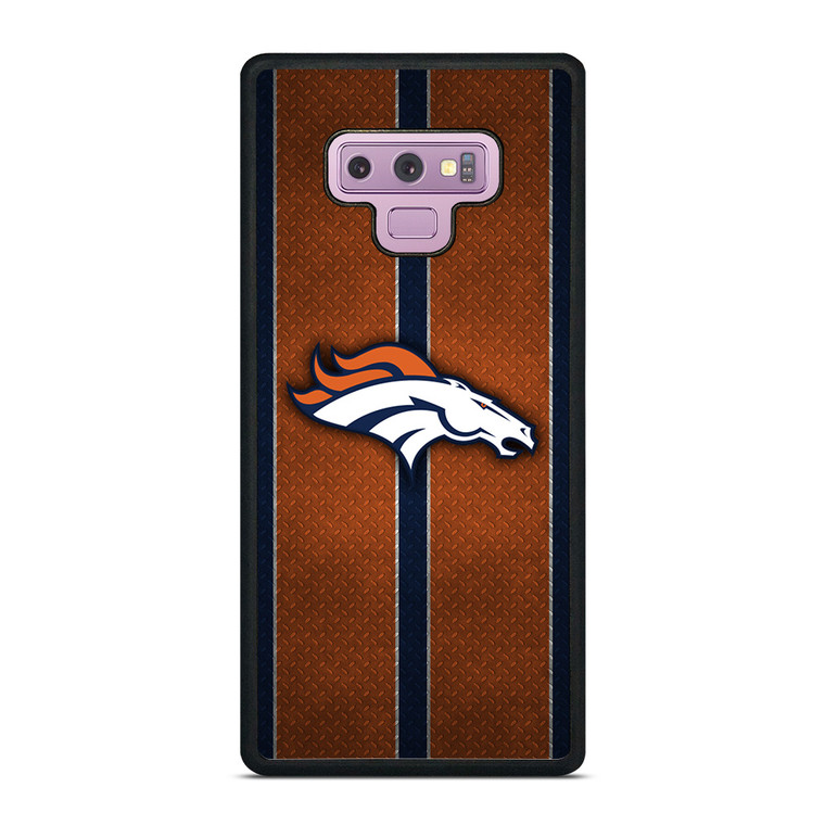 DENVER BRONCOS NFL METAL STRIPE Samsung Galaxy Note 9 Case Cover