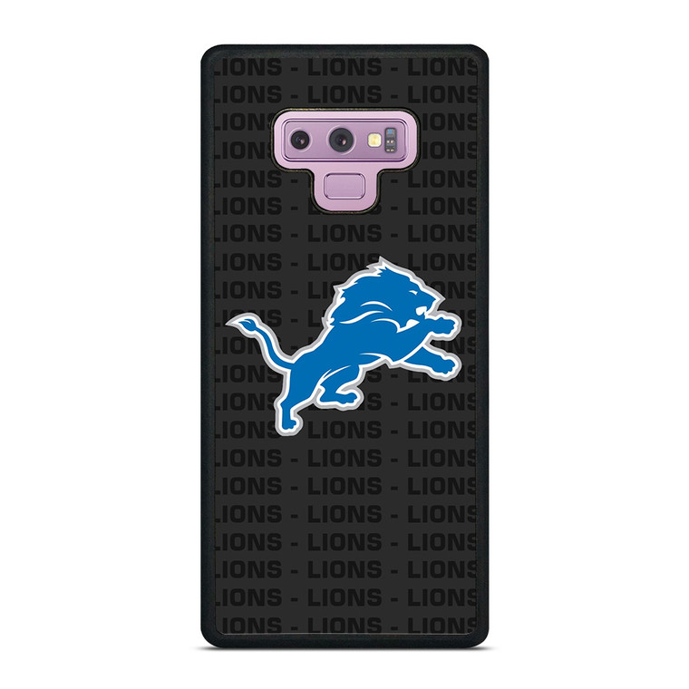 DETROIT LIONS FOOTBALL TEXT Samsung Galaxy Note 9 Case Cover DETROIT LIONS FOOTBALL TEXT Samsung Galaxy Note 9 Case Cover