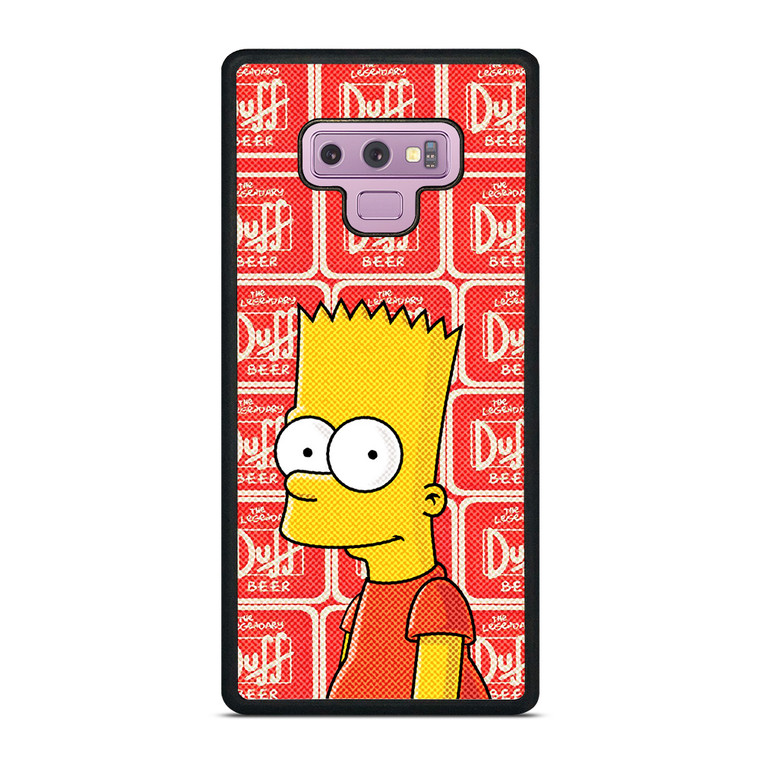 DUFF BEER BART SIMPSONS Samsung Galaxy Note 9 Case Cover