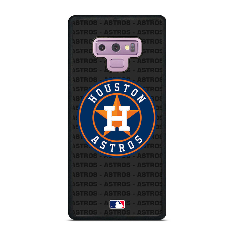 HOUSTON ASTROS BASEBALL BLACK Samsung Galaxy Note 9 Case Cover