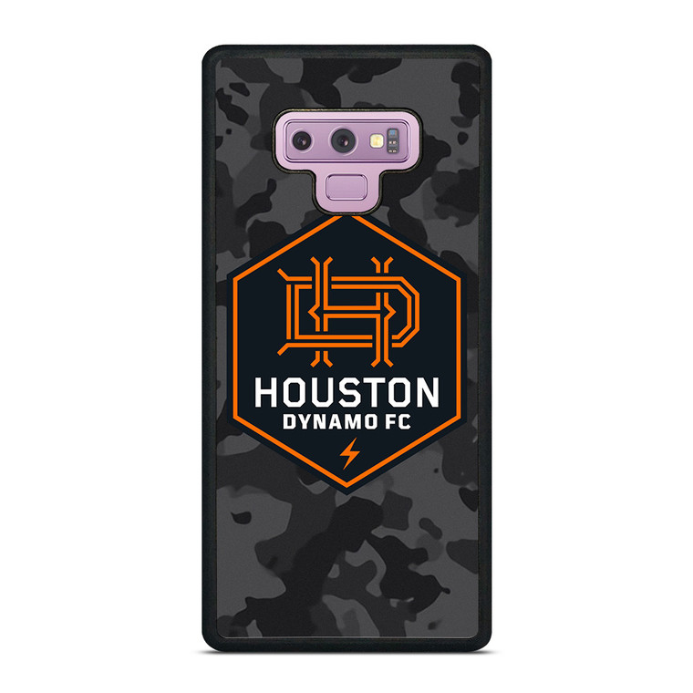 HOUSTON DYNAMO FC MLS BLACK CAMO Samsung Galaxy Note 9 Case Cover