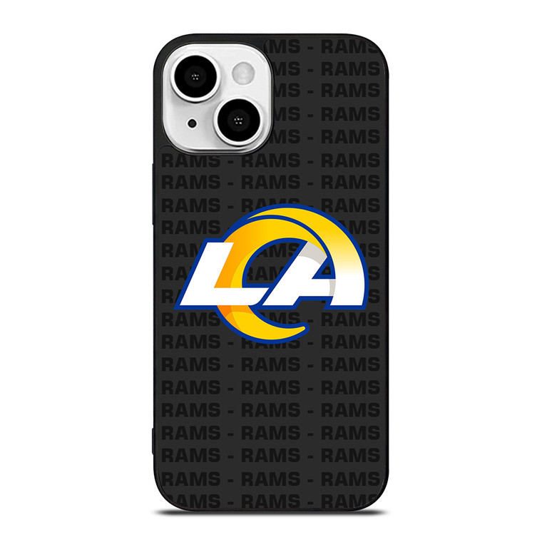 LOS ANGELES RAMS FOOTBALL TEXT iPhone 13 Mini Case Cover LOS ANGELES RAMS FOOTBALL TEXT iPhone 13 Mini Case Cover