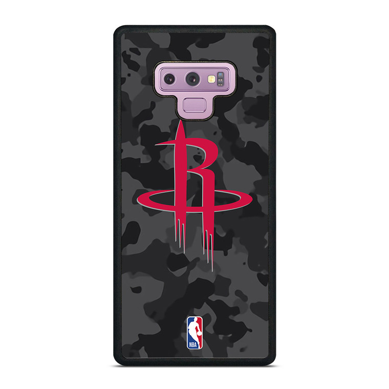 HOUSTON ROCKETS BLACK CAMO Samsung Galaxy Note 9 Case Cover