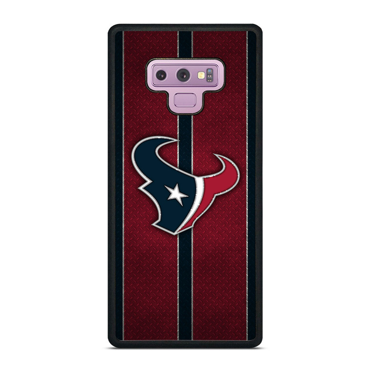 HOUSTON TEXANS NFL METAL STRIPE Samsung Galaxy Note 9 Case Cover