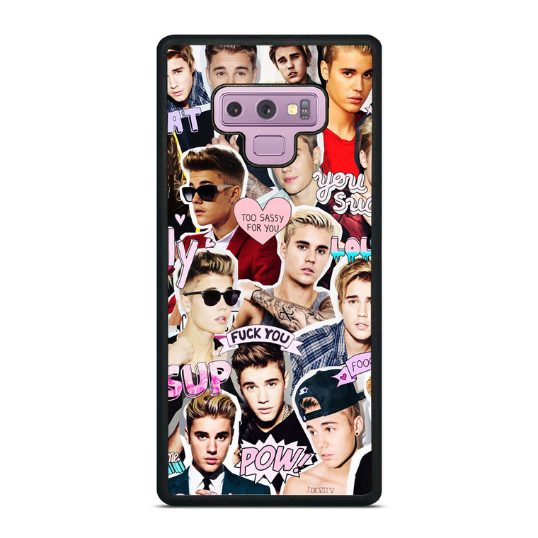 JUSTIN BIEBER COLLAGE Samsung Galaxy Note 9 Case Cover