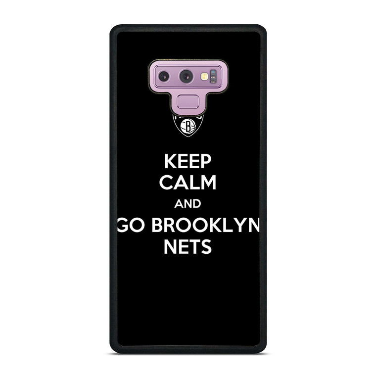 KEEP CALM AND AND GO BROOKLYN NETS Samsung Galaxy Note 9 Case Cover