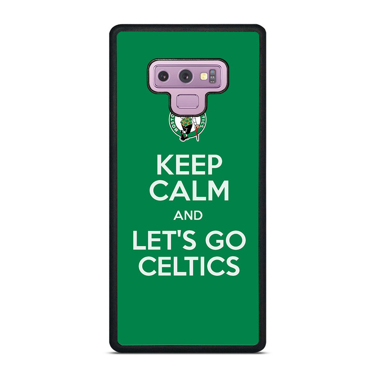 KEEP CALM AND GO BOSTON CELTICS Samsung Galaxy Note 9 Case Cover