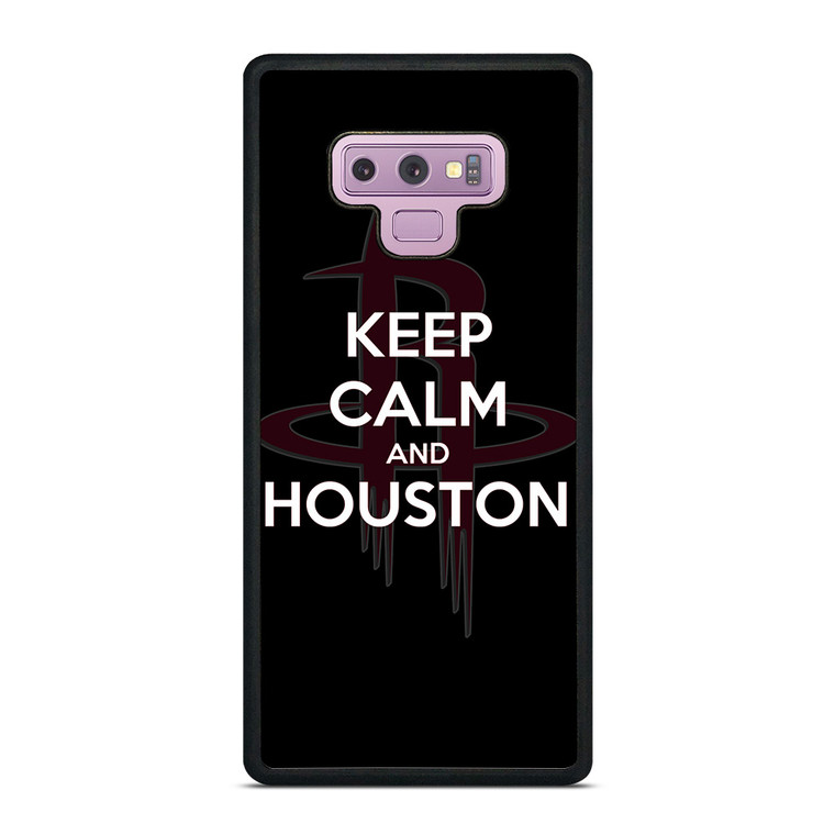 KEEP CALM AND GO HOUSTON ROCKETS Samsung Galaxy Note 9 Case Cover