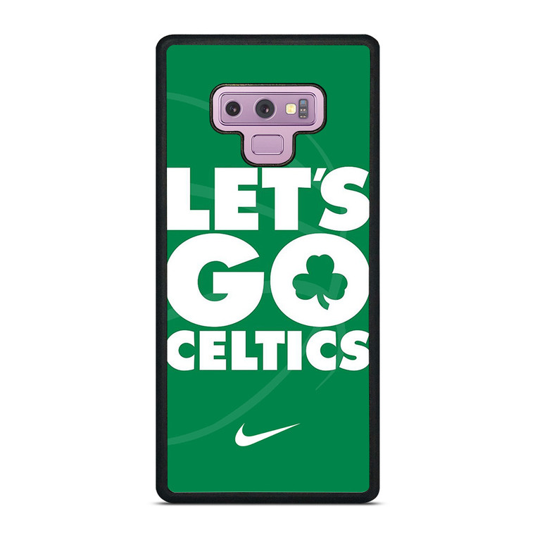 LETS GO BOSTON CELTICS NBA BASKETBALL Samsung Galaxy Note 9 Case Cover
