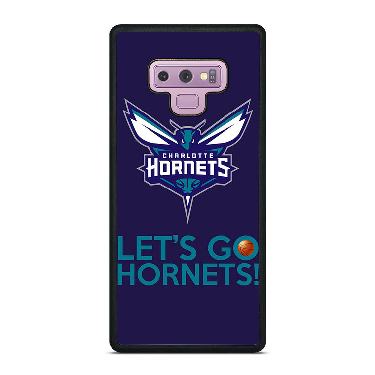 LETS GO CHARLOTTE HORNETS NBA BASKETBALL Samsung Galaxy Note 9 Case Cover