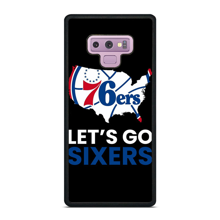 LETS GO PHILADELPHIA 76ERS NBA BASKETBALL 2 Samsung Galaxy Note 9 Case Cover