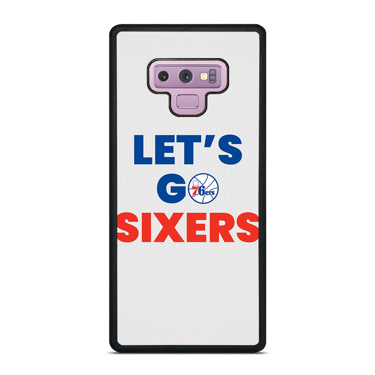 LETS GO PHILADELPHIA 76ERS NBA BASKETBALL Samsung Galaxy Note 9 Case Cover