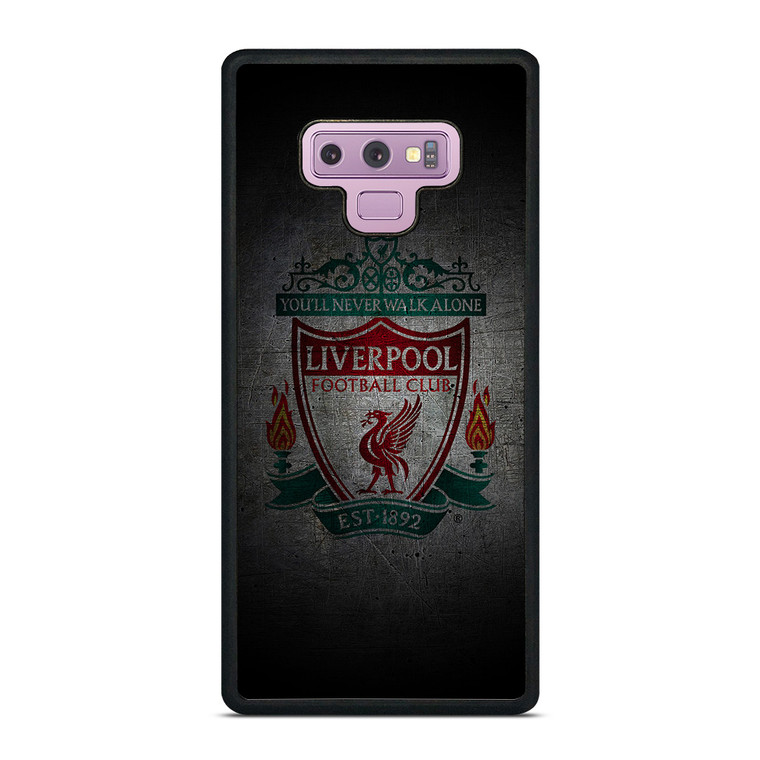 LIVERPOOL YOU'LL NEVER WALK ALONE GRUNGE LOGO Samsung Galaxy Note 9 Case Cover