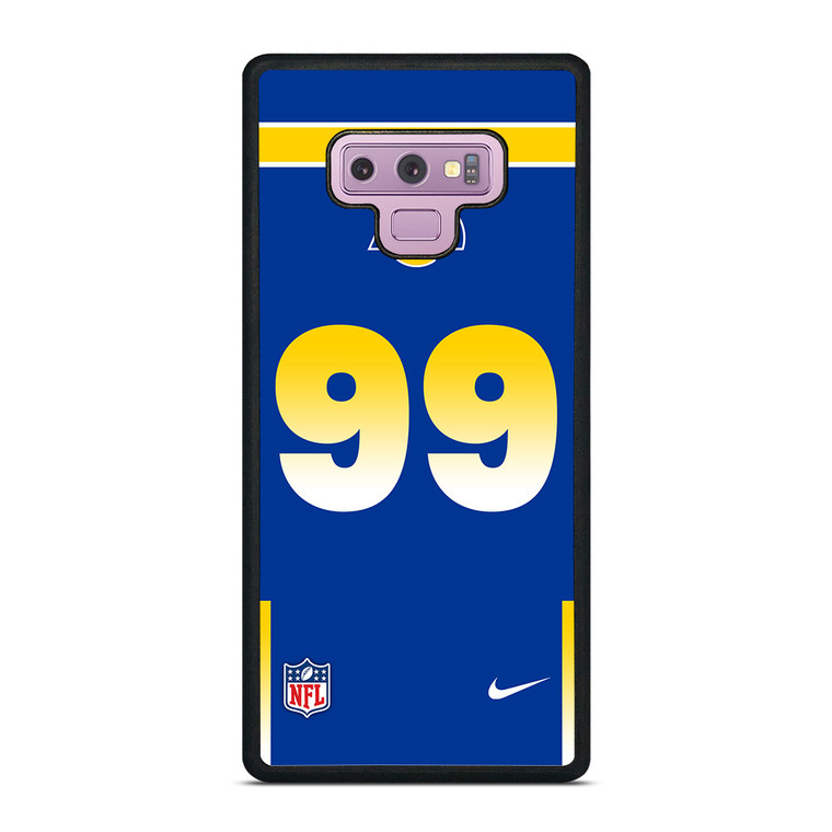 LOS ANGELES RAMS AARON DONALD 99 NFL NIKE Samsung Galaxy Note 9 Case Cover