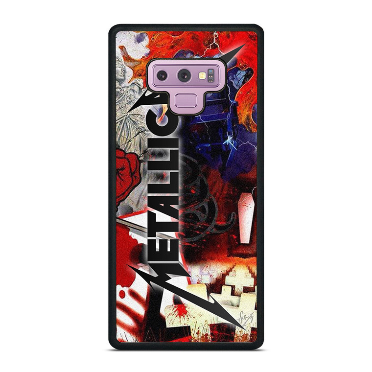 METALLICA ROCK BAND ALL ALBUM Samsung Galaxy Note 9 Case Cover
