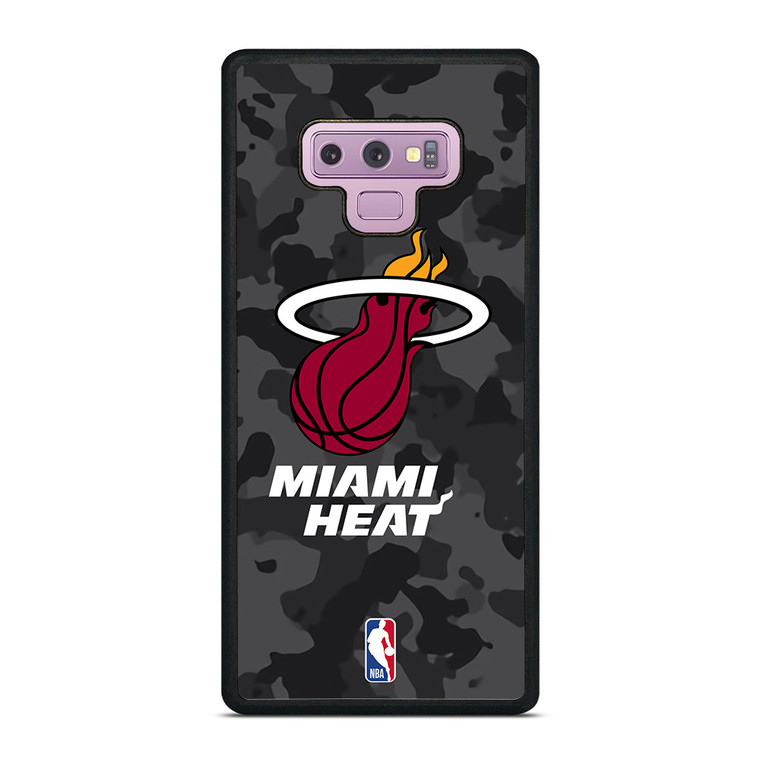 MIAMI HEAT BLACK CAMO Samsung Galaxy Note 9 Case Cover