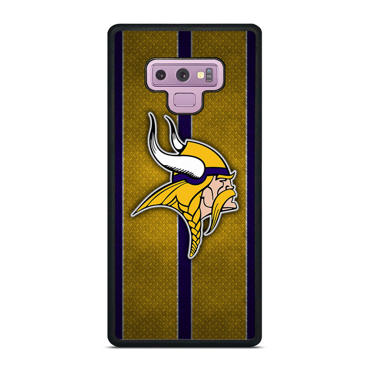 MINNESOTA VIKINGS NFL METAL STRIPE Samsung Galaxy Note 9 Case Cover