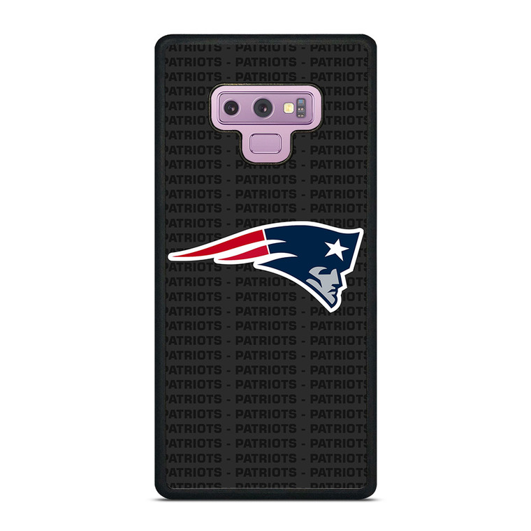NEW ENGLAND PATRIOTS FOOTBALL TEXT Samsung Galaxy Note 9 Case Cover