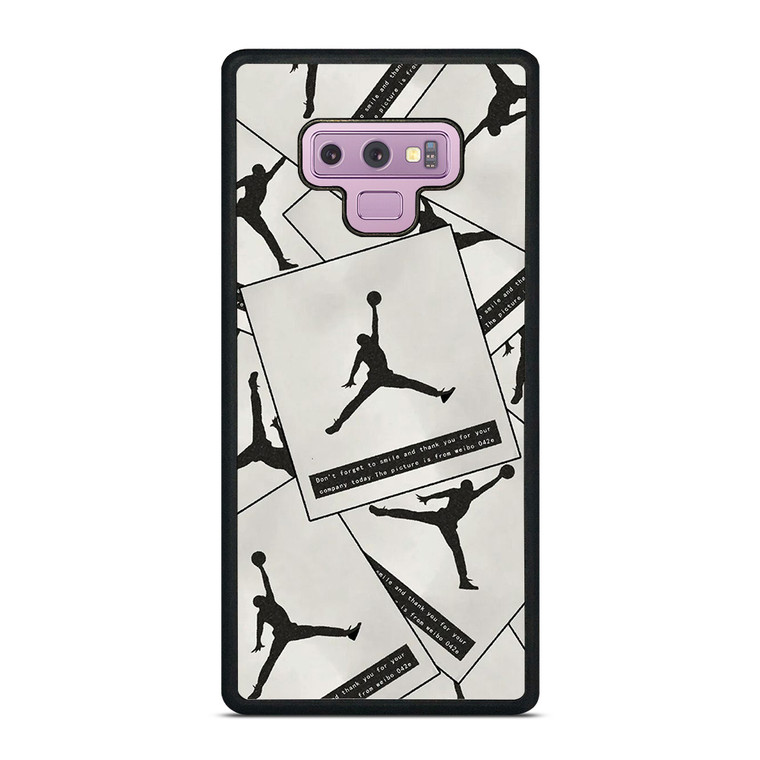 NIKE AIR JORDAN CARD Samsung Galaxy Note 9 Case Cover