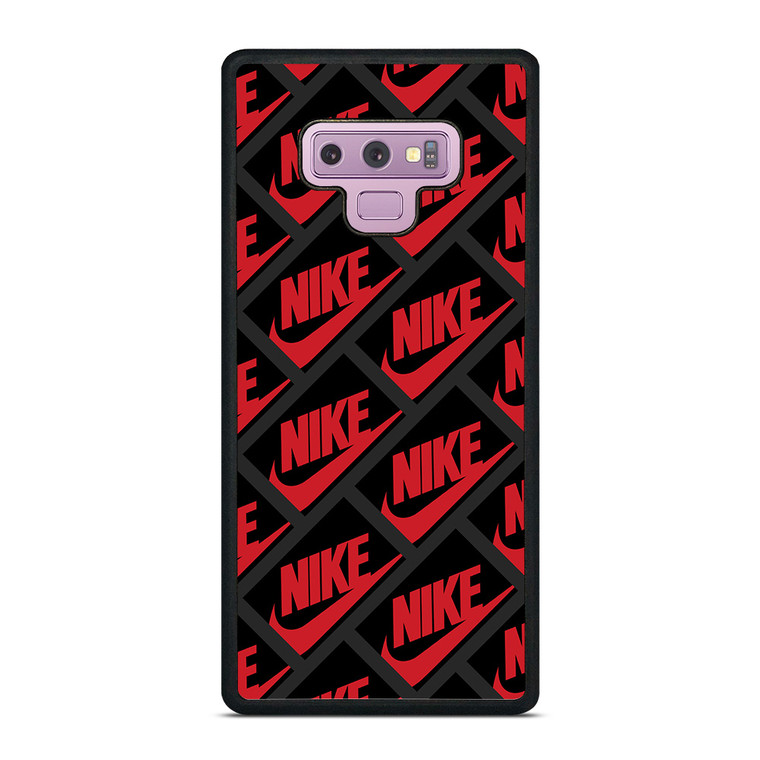 NIKE BOX BLACK PATTERN Samsung Galaxy Note 9 Case Cover