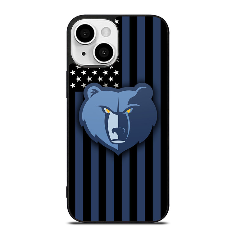 MEMPHIS GRIZZLIES NBA USA FLAG iPhone 13 Mini Case Cover