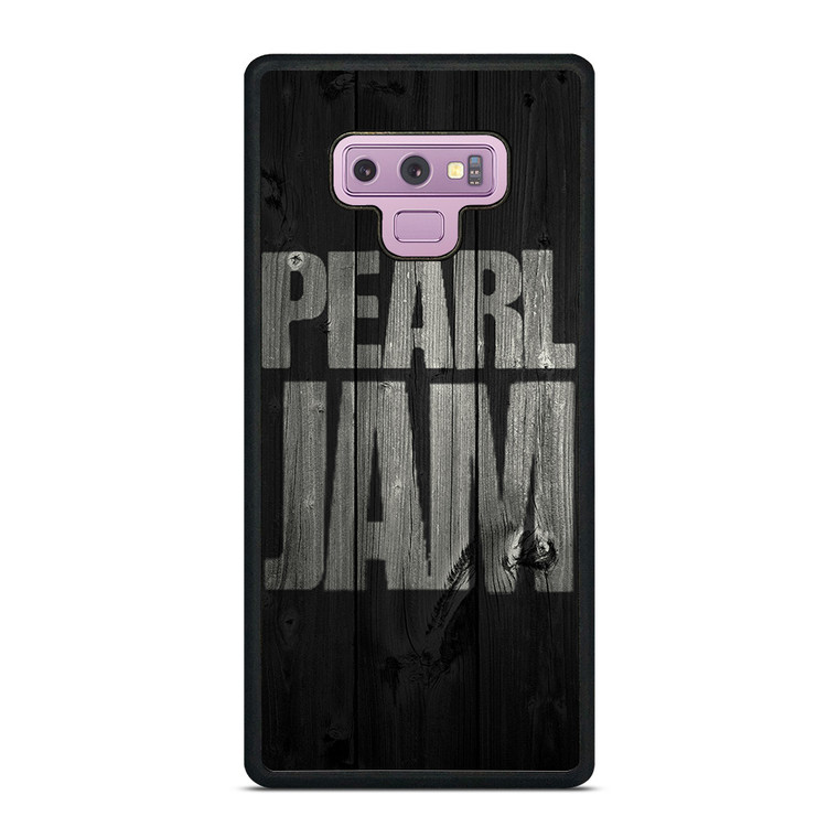 PEARL JAM ROCK BAND WOODEN LOGO Samsung Galaxy Note 9 Case Cover