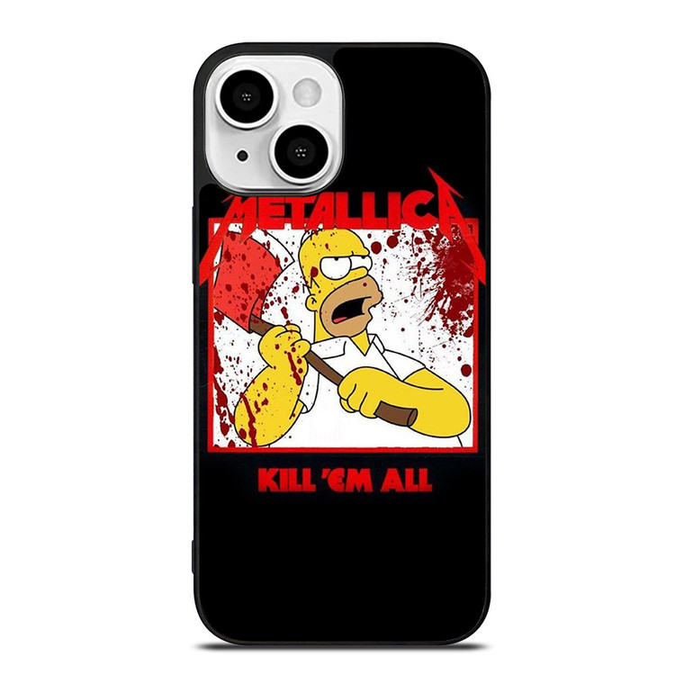 METALLICA KILL EM ALL SIMPSONS iPhone 13 Mini Case Cover