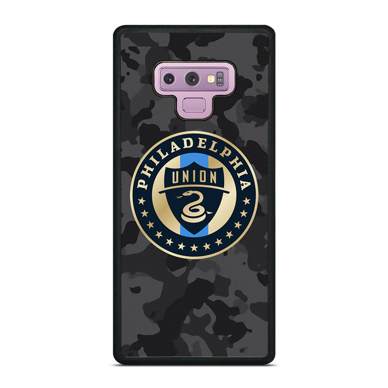 PHILADELPHIA UNION MLS BLACK CAMO Samsung Galaxy Note 9 Case Cover