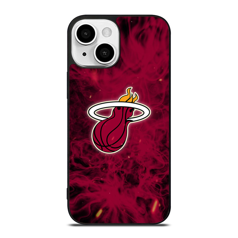 MIAMI HEAT BASKETBALL NBA FIRES iPhone 13 Mini Case Cover