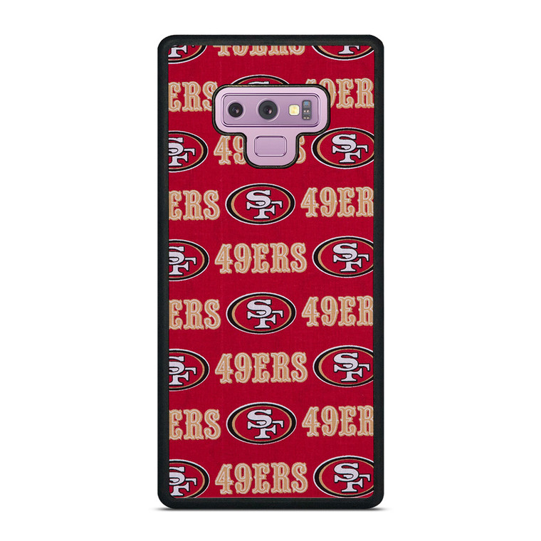 SAN FRANCISCO 49ERS PATTERN Samsung Galaxy Note 9 Case Cover