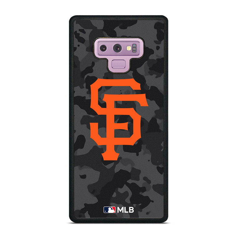 SAN FRANCISCO GIANTS BASEBALL BLACK CAMO Samsung Galaxy Note 9 Case Cover