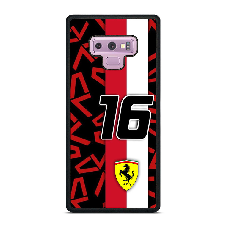 SCUDERIA FERRARI CHARLES LECLERC F1 FORMULA ONE Samsung Galaxy Note 9 Case Cover