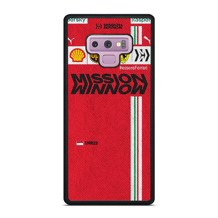 SCUDERIA FERRARI F1 JERSEY 2021 Samsung Galaxy Note 9 Case Cover