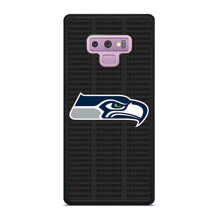 SEATTLE SEAHAWKS FOOTBALL TEXT Samsung Galaxy Note 9 Case Cover