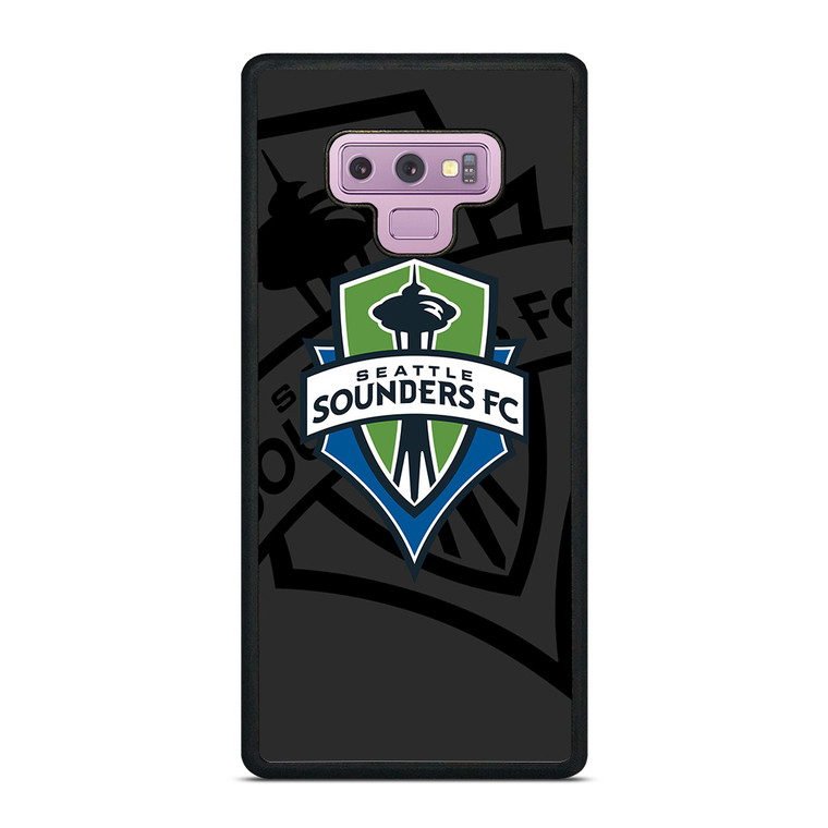 SEATTLE SOUNDERS FC MLS BLACK Samsung Galaxy Note 9 Case Cover