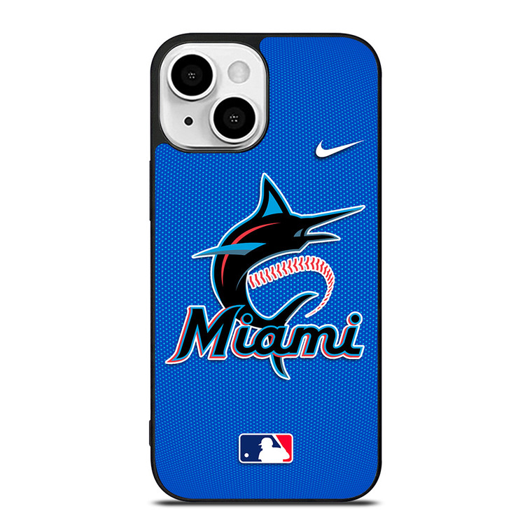 MIAMI MARLINS MLB BASEBALL NIKE iPhone 13 Mini Case Cover