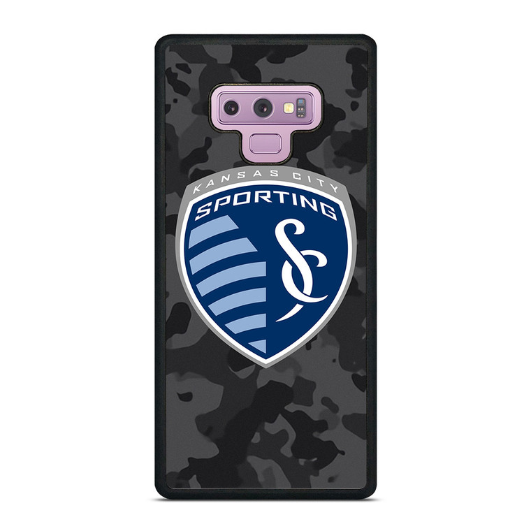 SPORTING KANSAS CITY MLS BLACK CAMO Samsung Galaxy Note 9 Case Cover