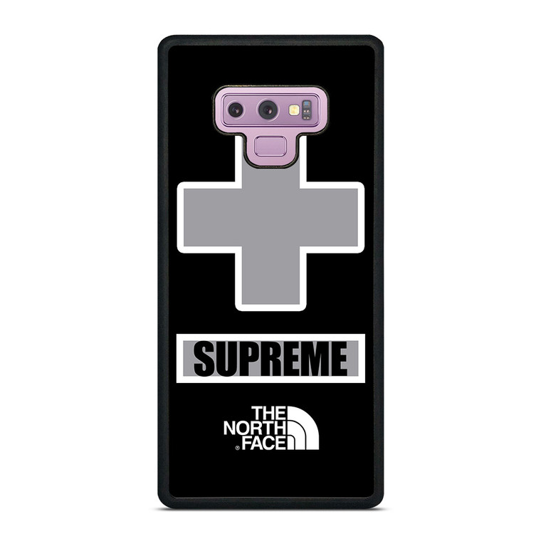 SUPREME X THE NORTH FACE GREY Samsung Galaxy Note 9 Case Cover